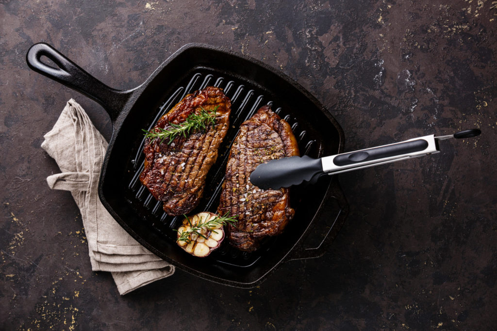 Cast Iron Striploin Bison Steak article image