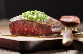 Bison Top Sirloin Steak with Garlic Butter article image
