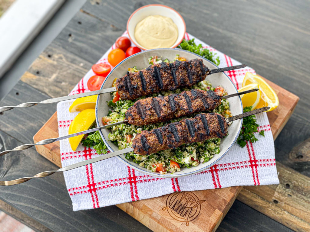 Bison Kababs with Tabbouleh Salad article image