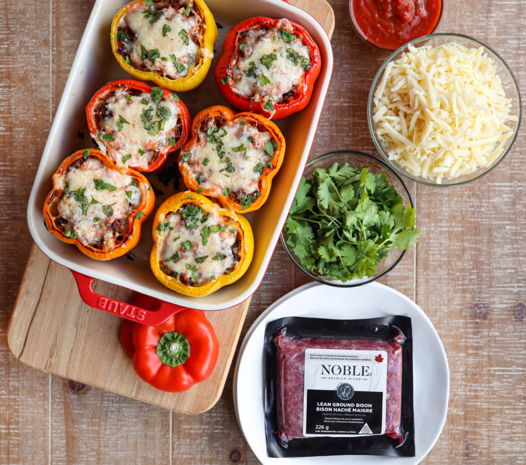 Mexican-Style Bison Stuffed Peppers article image