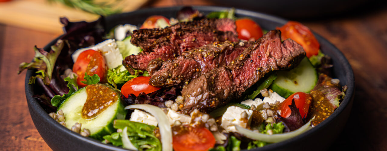Chunky Bison Steak Salad article image