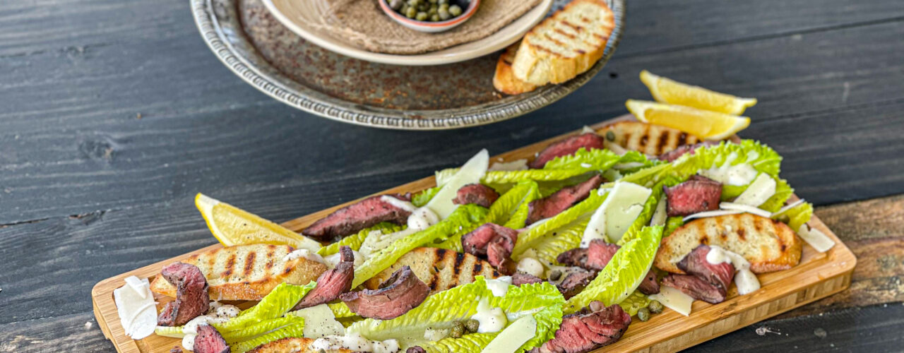 Reverse Seared Deconstructed Bison Caesar Salad article image