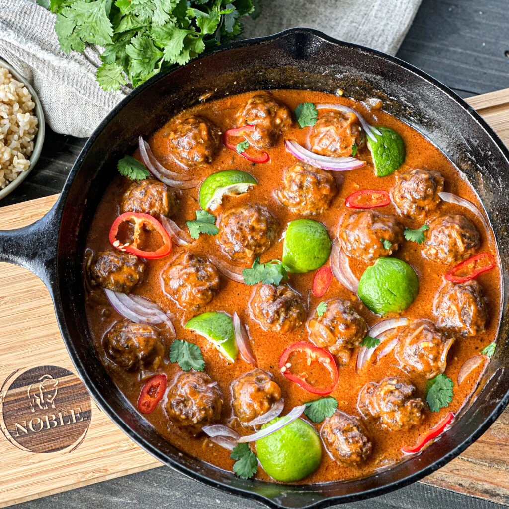 Coconut Curry Bison Meatballs article image